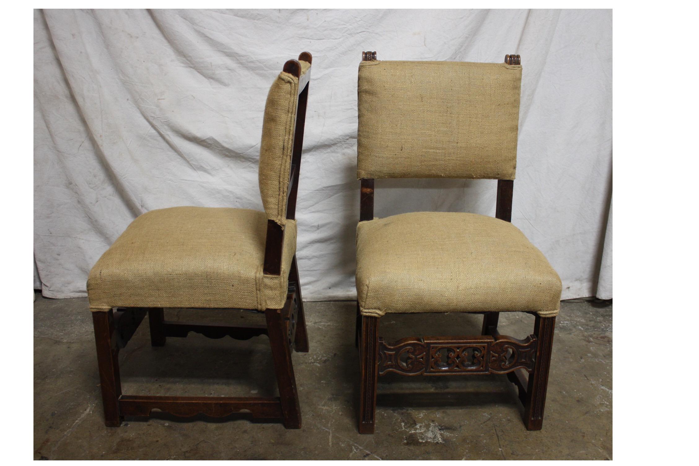 Paar französische Stühle aus dem 19. Jahrhundert (Französisch) im Angebot