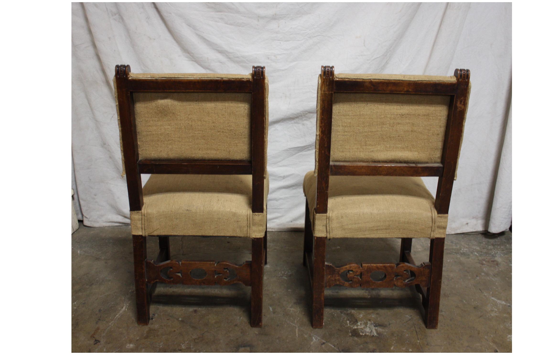 Pair of French 19th Century Chairs For Sale 1