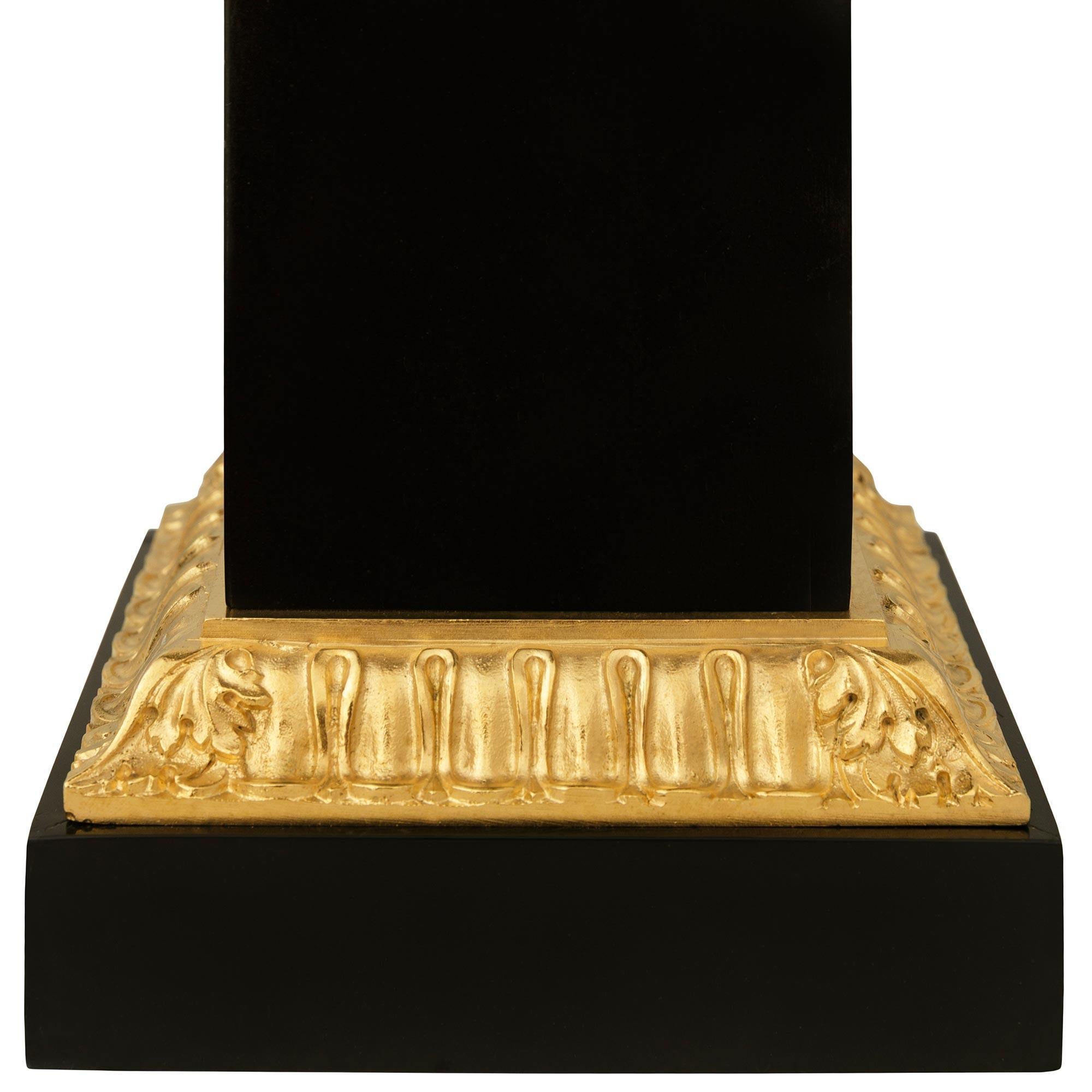 pair of French 19th century Charles X Period marble, Ormolu and Bronze tazzas For Sale 3