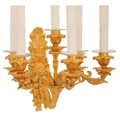 Pair of French 19th Century Charles X St. Ormolu Sconces
