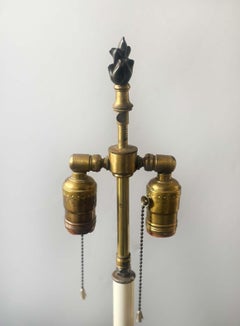 Pair of French 19th Century Empire Candelabras Converted to Lamps