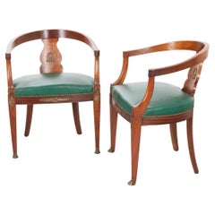 Pair of French 19th Century Empire Chairs