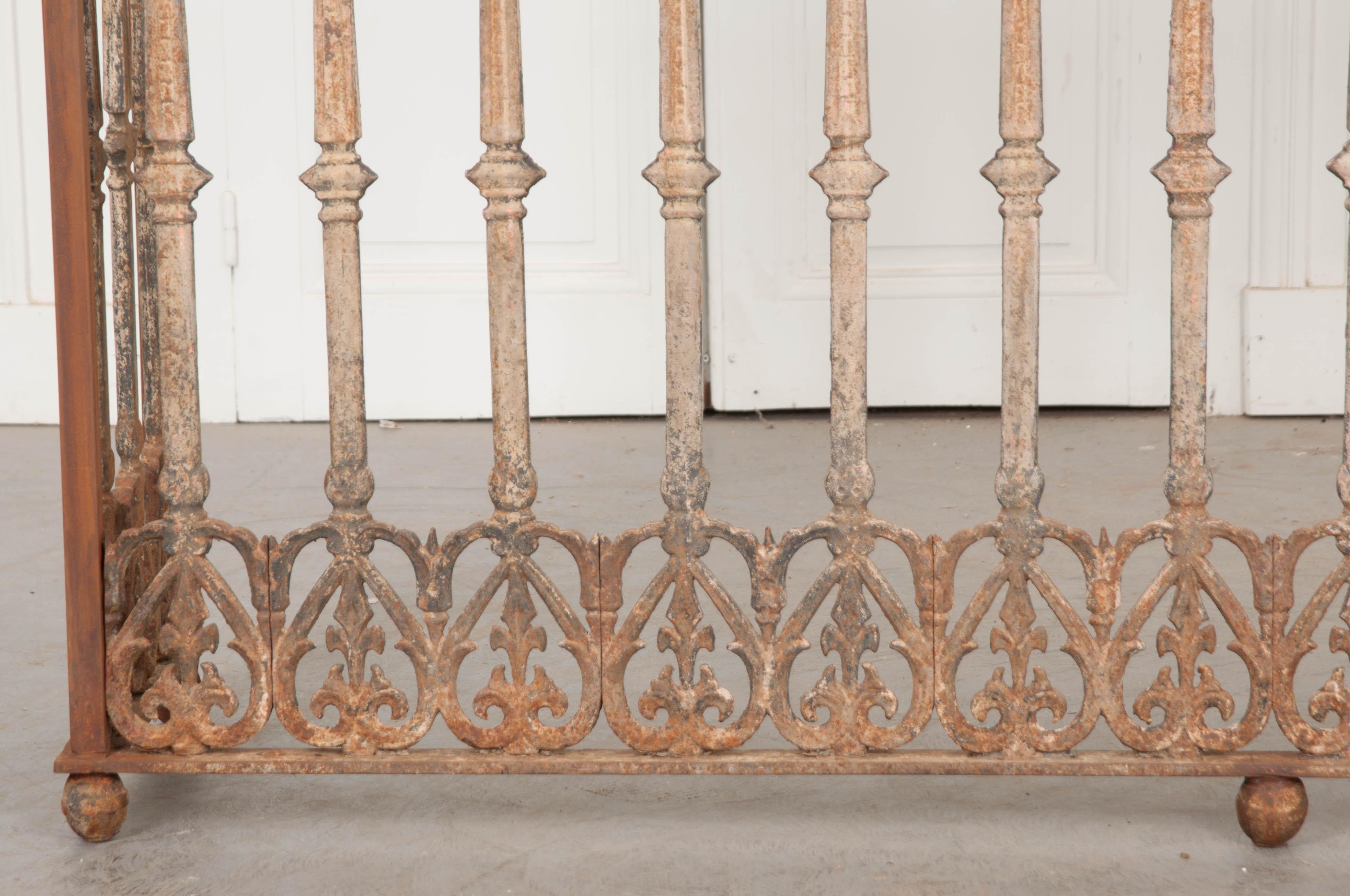 Pair of French 19th Century Iron Consoles 6