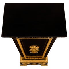 Pair of French 19th Century Louis XIV St. Boulle Style Pedestals