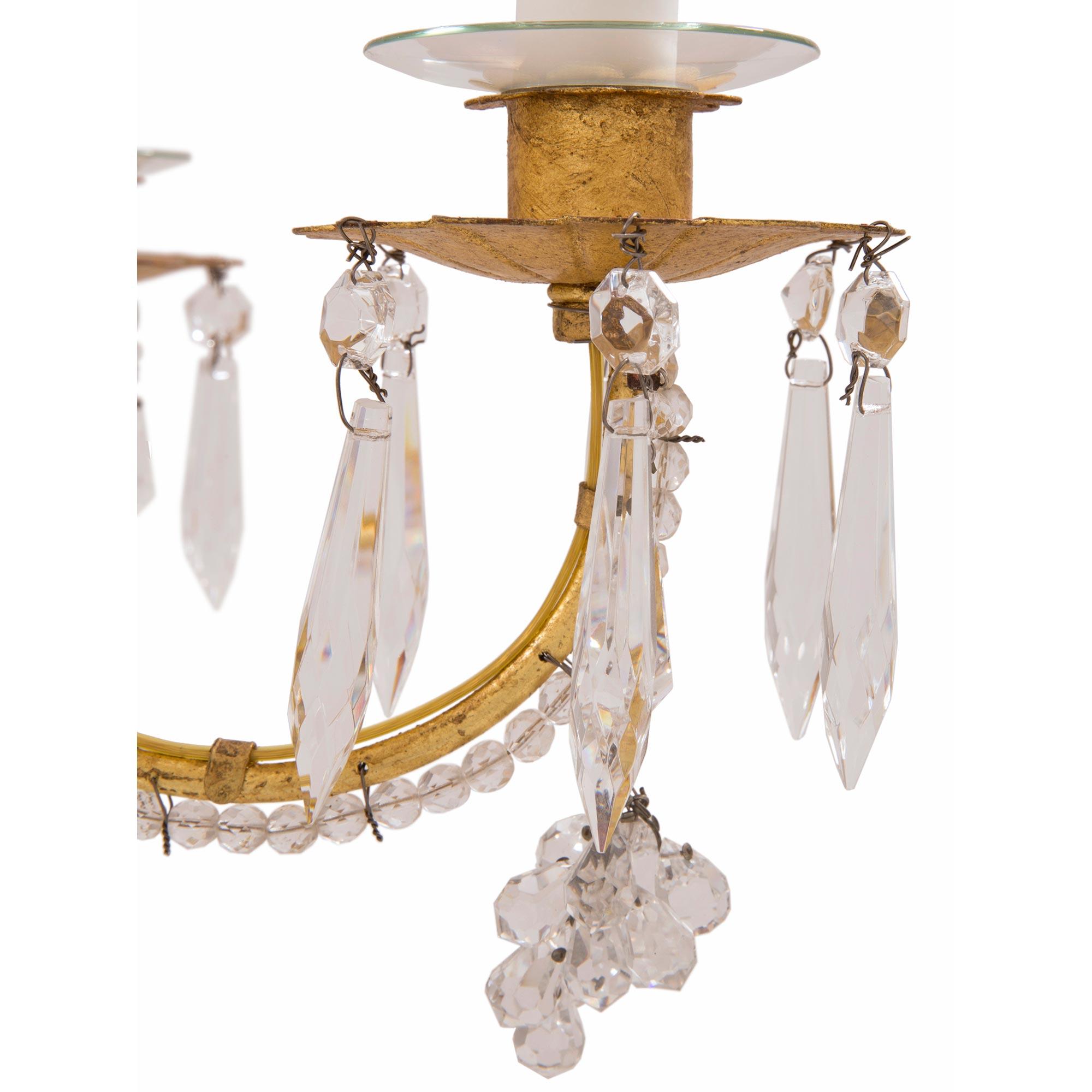 Pair of French 19th Century Louis XV St. Chandeliers Attributed to Maison Baguès For Sale 2