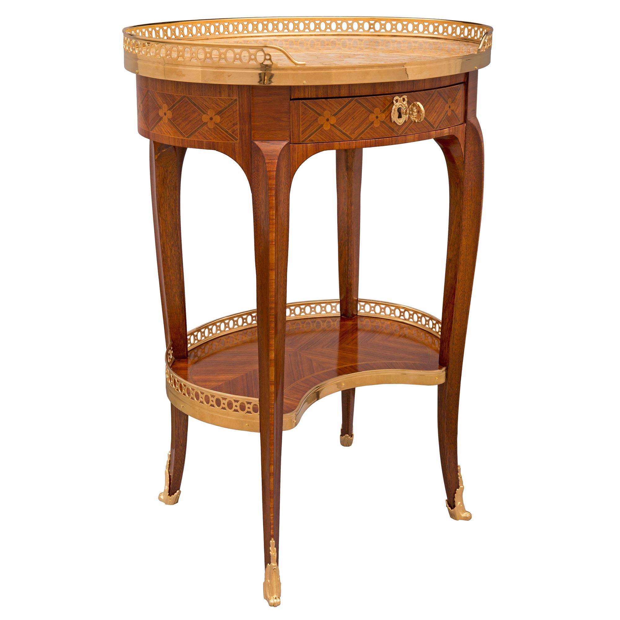 Pair of French 19th Century Louis XV St. Side Tables In Good Condition For Sale In West Palm Beach, FL