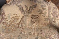 Paire de fauteuils français Louis XVI du 19ème siècle en bois doré