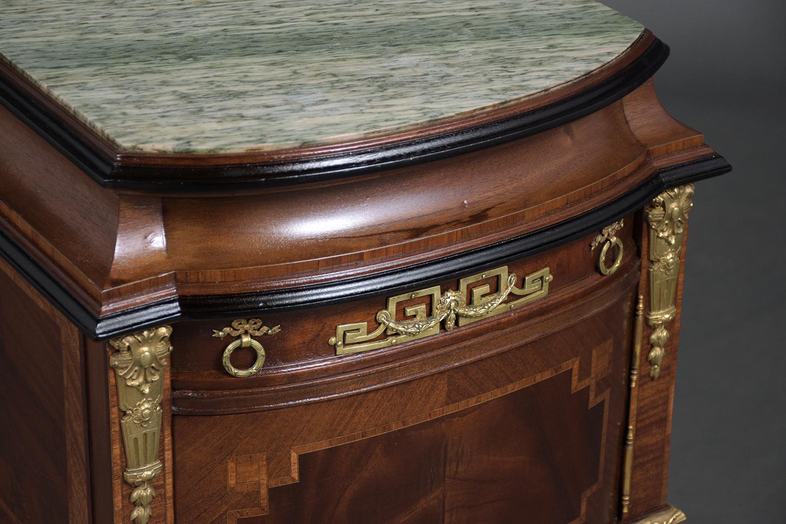 Pair of French 19th Century Louis XVI Nightstands 10