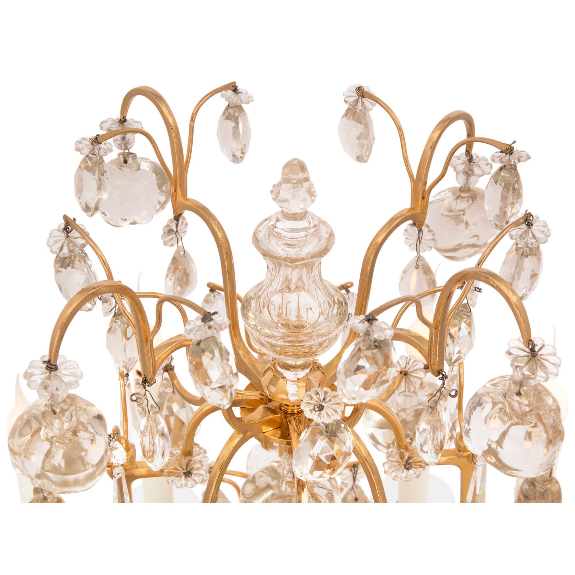 Pareja de lámparas girandole francesas del siglo XIX de estilo Luis XVI Belle Époque Francés en venta