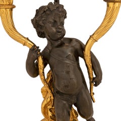 Pair of French 19th Century Louis XVI St. Lamps