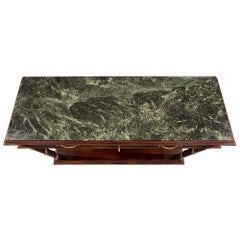 Pair of French 19th Century Louis XVI St. Mahogany, Ormolu and Marble Buffets