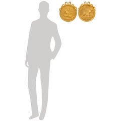 pair of French 19th century Louis XVI st. Ormolu plaques