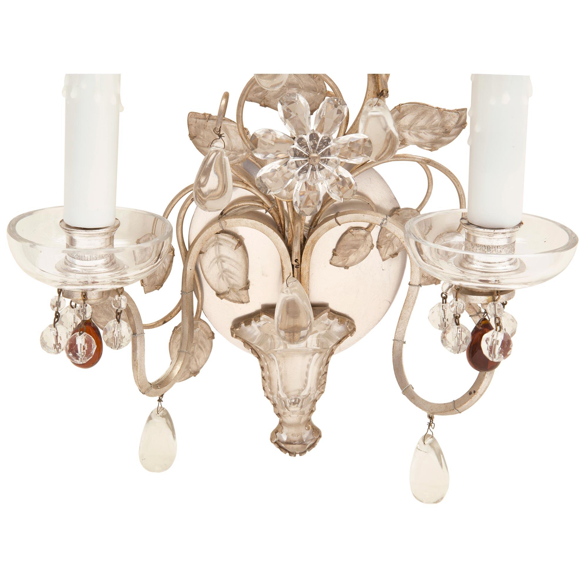 Pair of French 19th Century Louis XVI St. Sconces 1