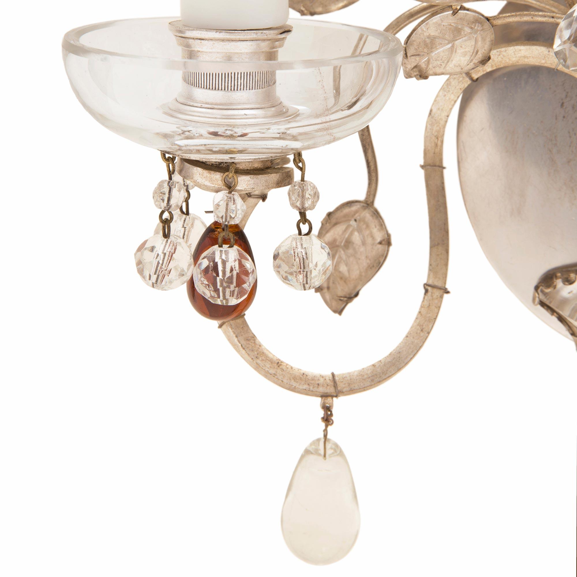 Pair of French 19th Century Louis XVI St. Sconces 2