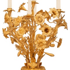 Pair Of French 19th Century Louis XVI St. Sèvres Porcelain & Ormolu Candelabras