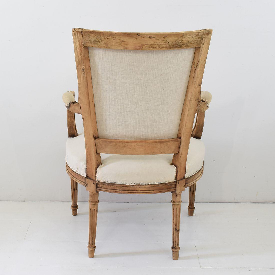Pair of French 19th Century Louis XVI Style Armchairs 9