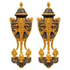 Pair of French 19th Century Louis XVI Style Belle Époque Period Cassolettes