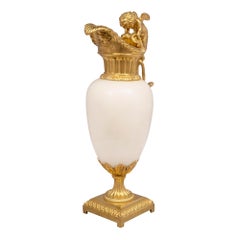 Coppia di caffettiere francesi del XIX secolo in stile Luigi XVI con ormeggio e carrarmato