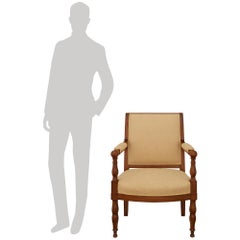 pair of French 19th century Mahogany armchairs, circa 1830