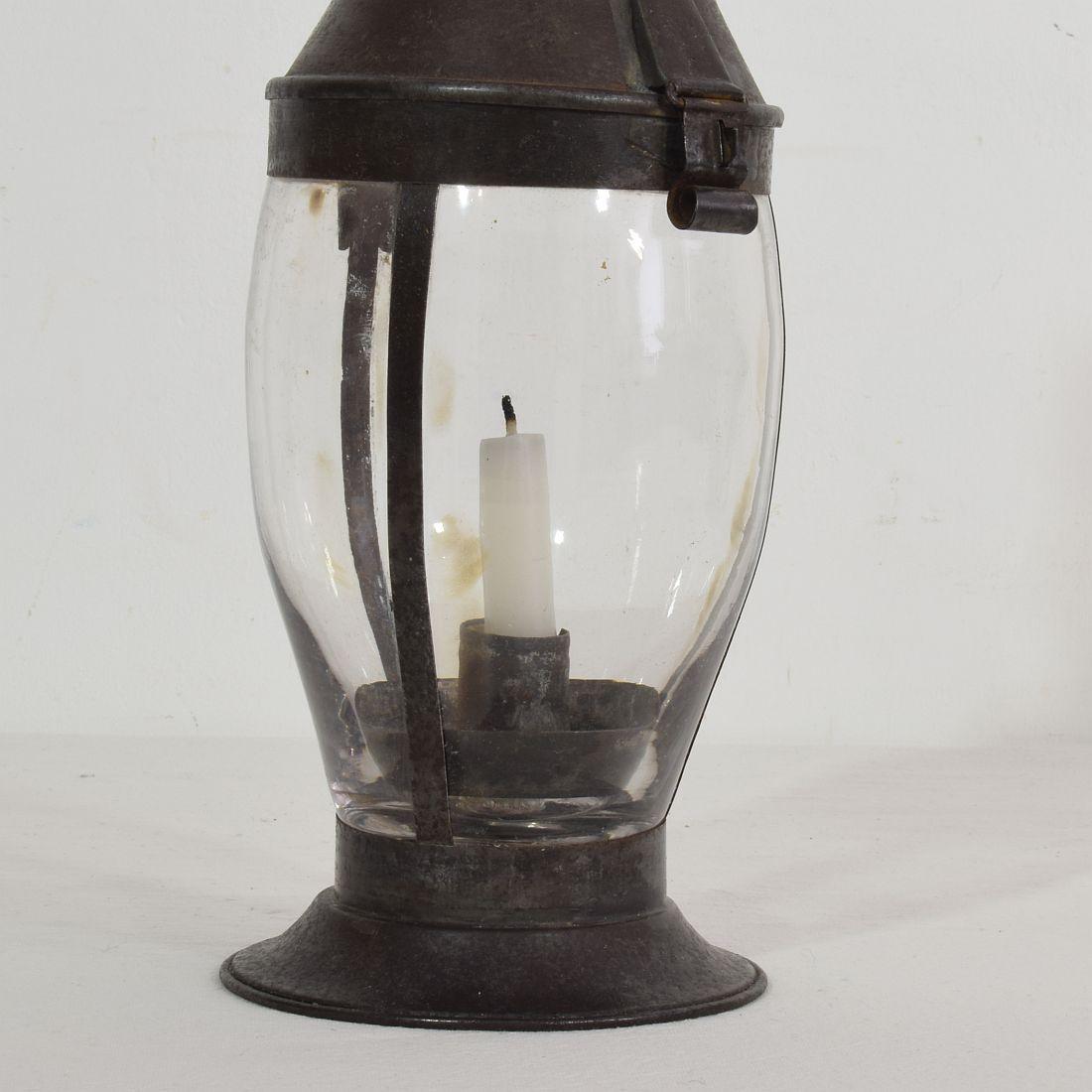 Pair of French, 19th Century Metal Lanterns 7