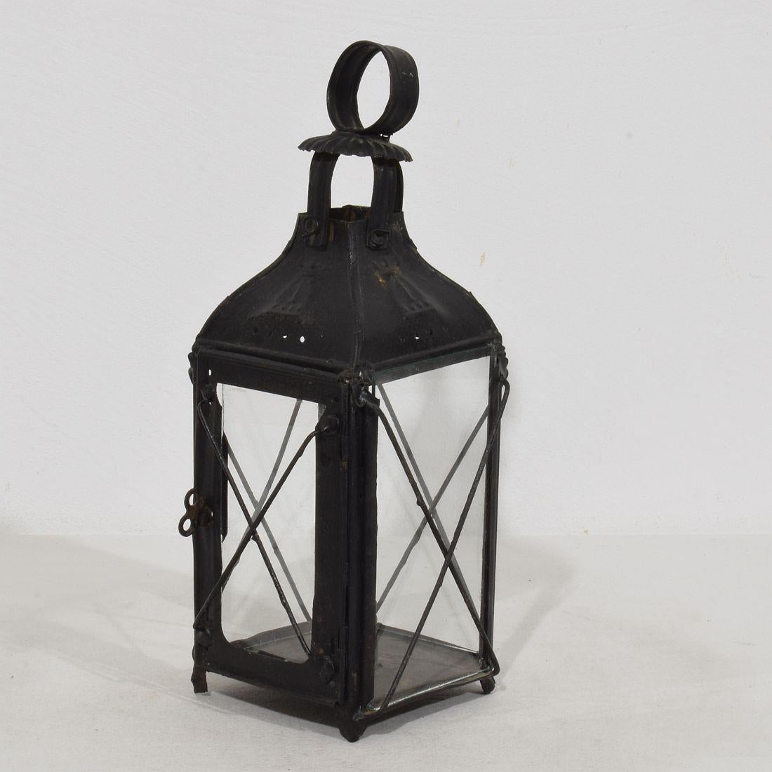 Pair of French, 19th Century Metal Lanterns 8