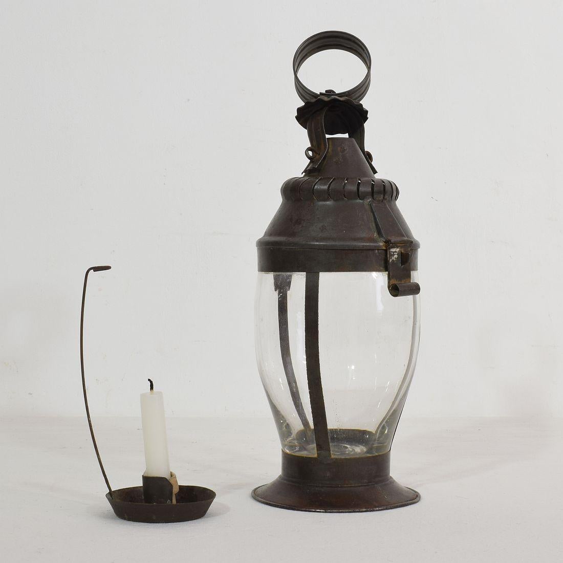 Pair of French, 19th Century Metal Lanterns 10