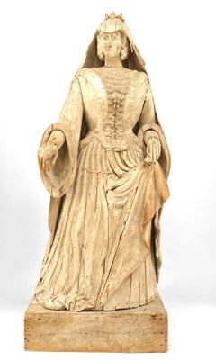 Pair of Monumental Figures of a Duke & Duchess