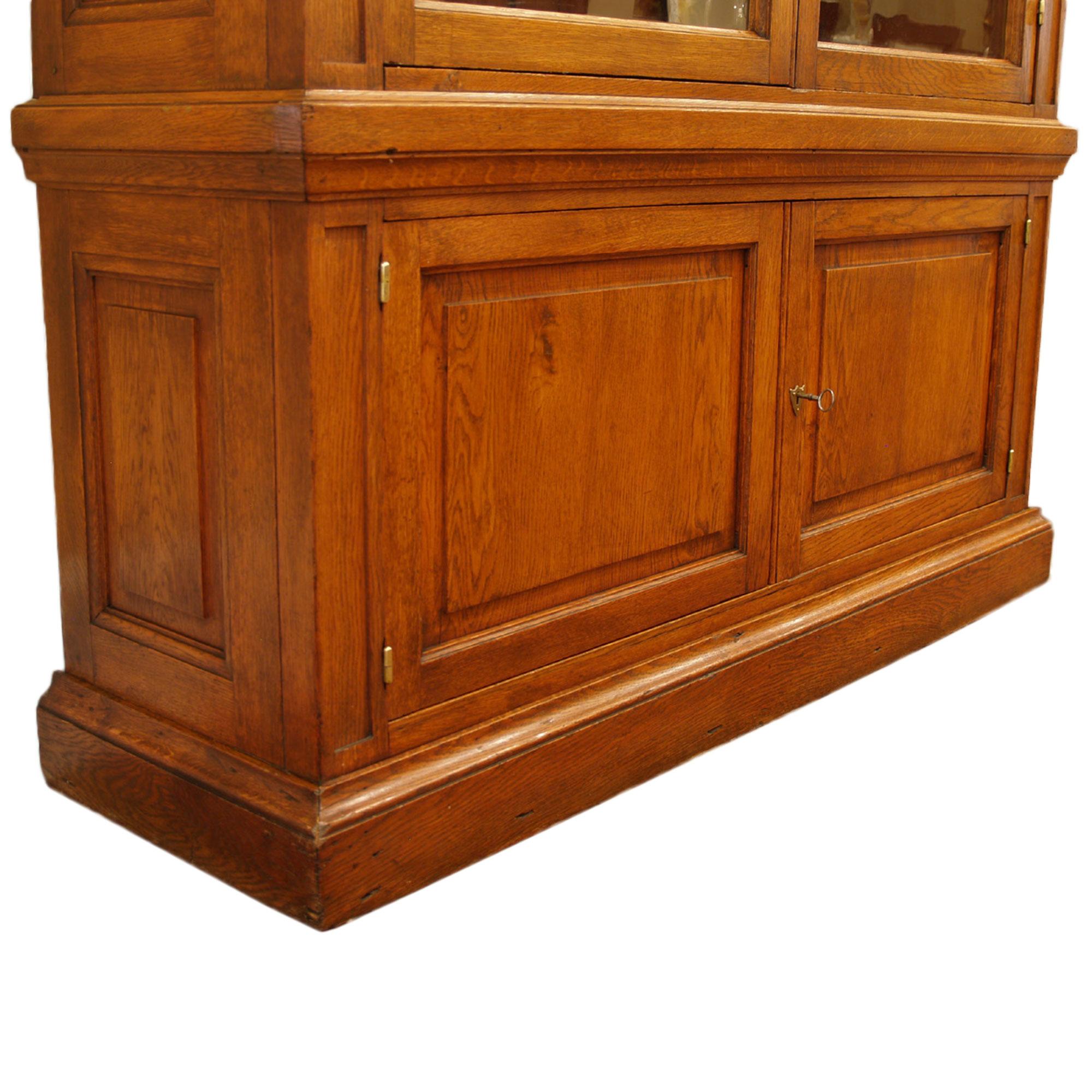 Pair of French 19th Century Oak Cabinets For Sale 2