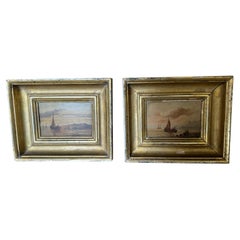 Pair Of French 19th Century Oil Paintings