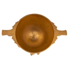 Pair of French 19th Century Ormolu and Black Belgian Marble Tazzas