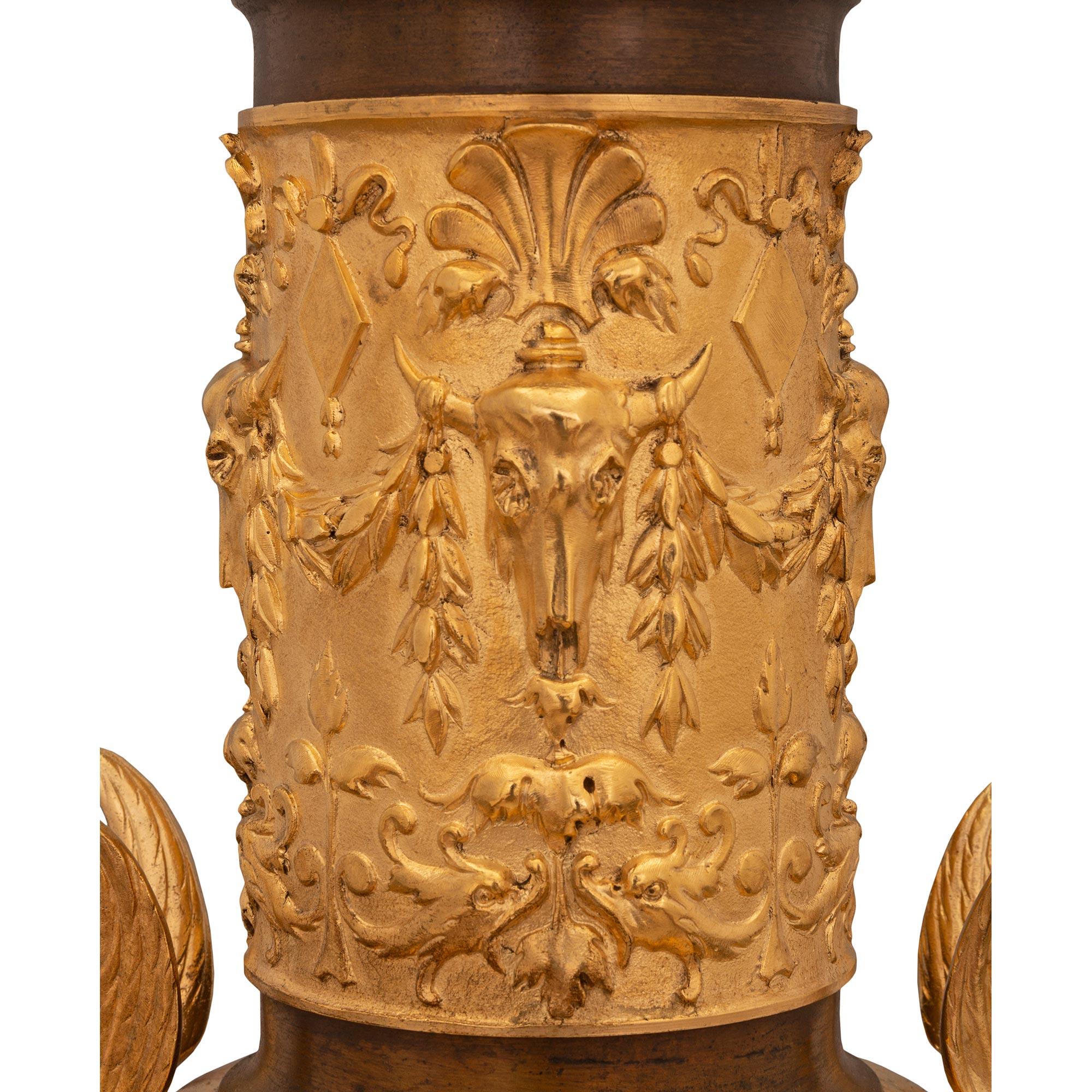 Pair of French 19th Century Renaissance St. Columns, Signed Barbedienne For Sale 3