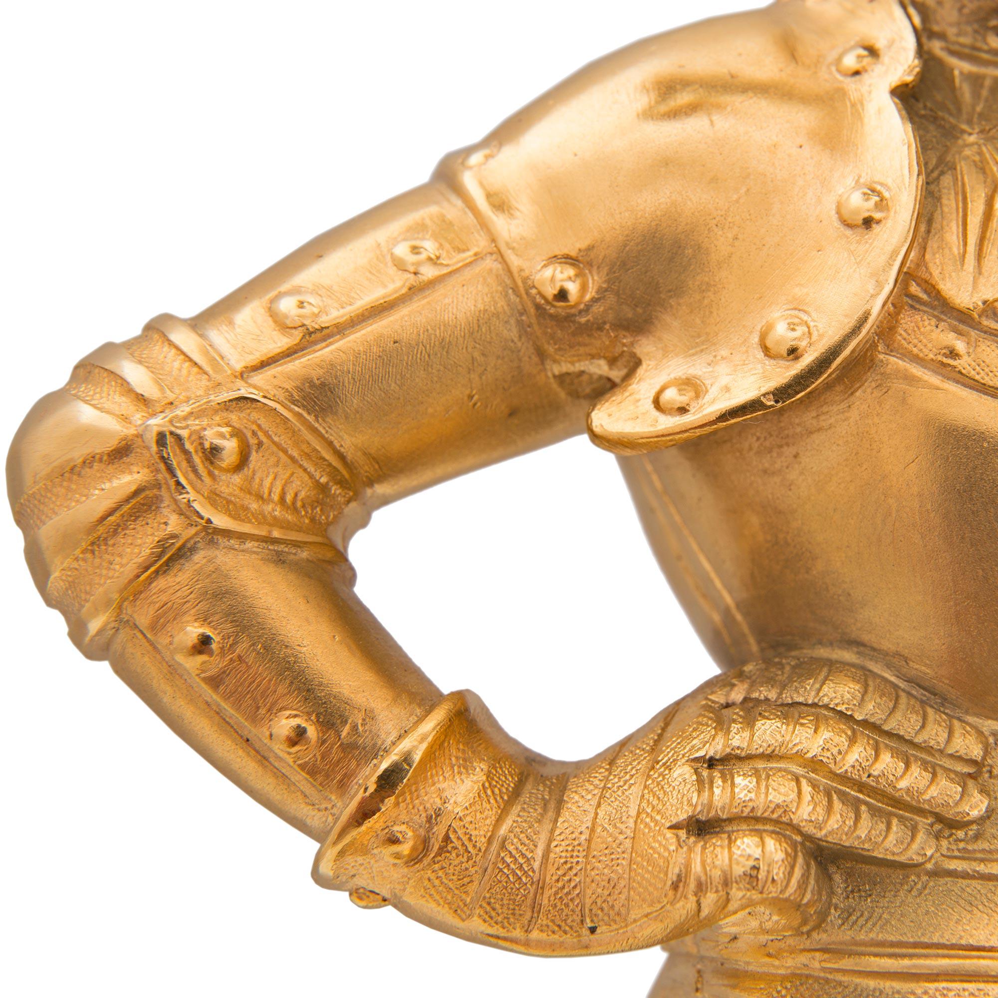 Pareja de lámparas candelabro francesas del siglo XIX Restauration St. en venta 1