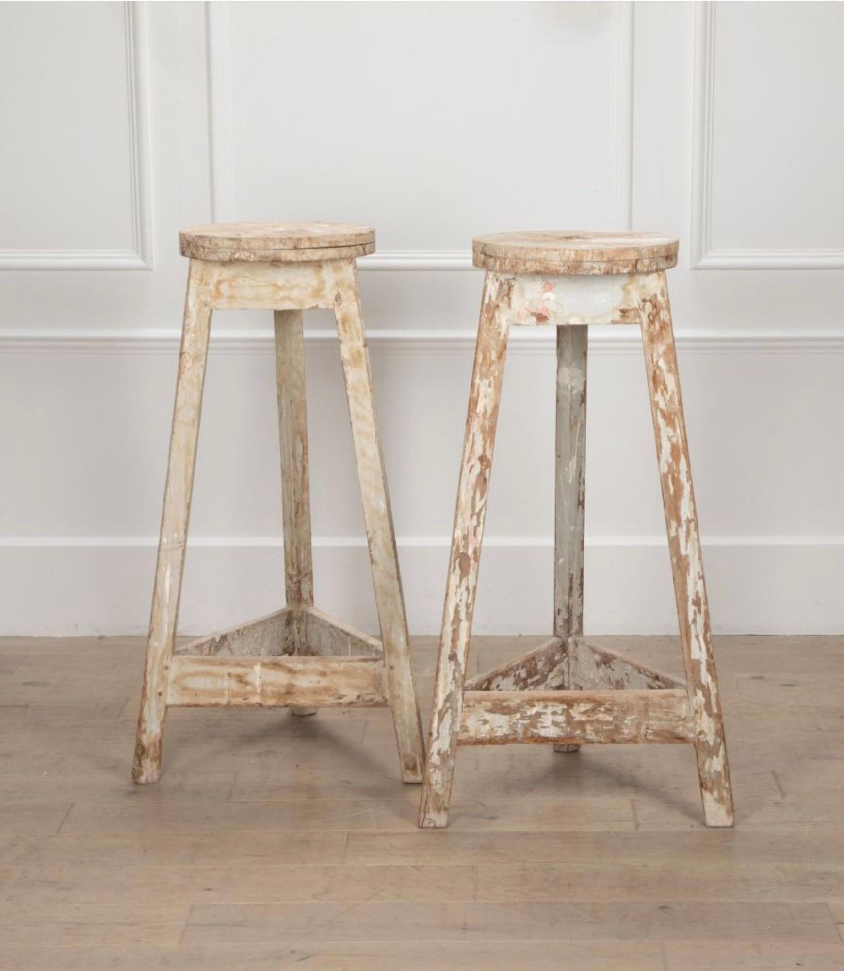 Pair of French 19th Century Sculptors Stands In Good Condition For Sale In Haywards Heath, GB