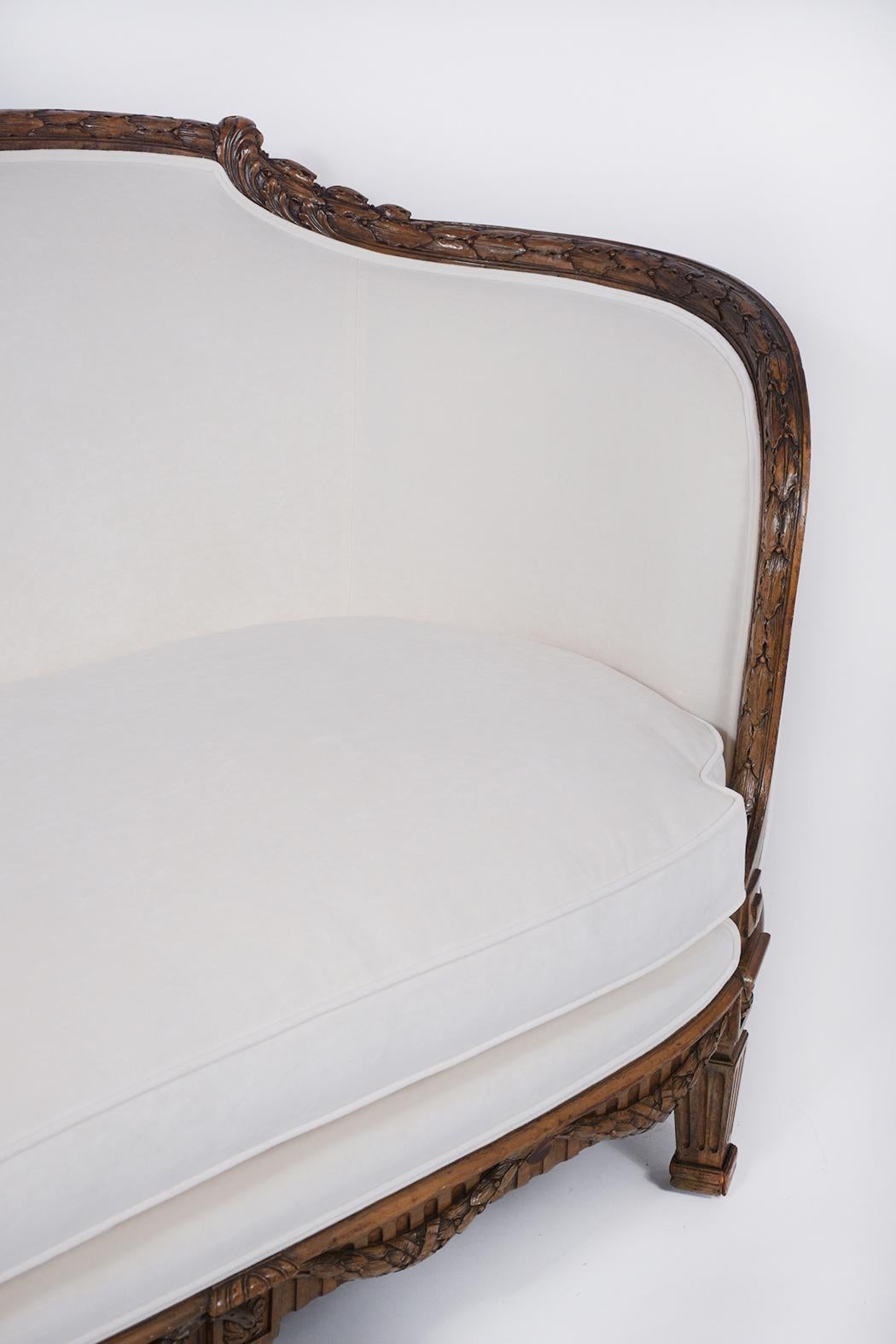 Pair of French 19th Century Settees 5
