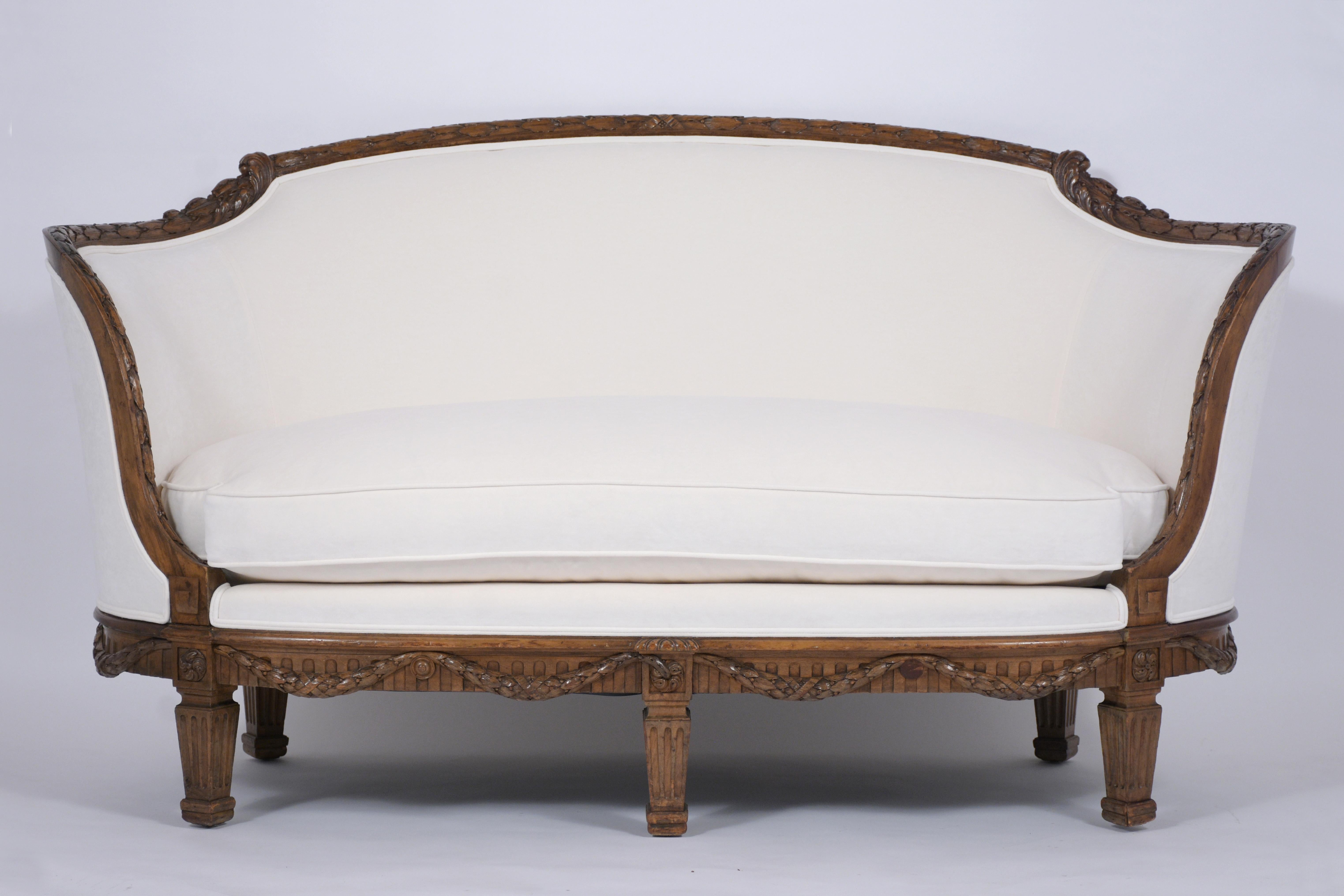 Louis XIV Pair of French 19th Century Settees