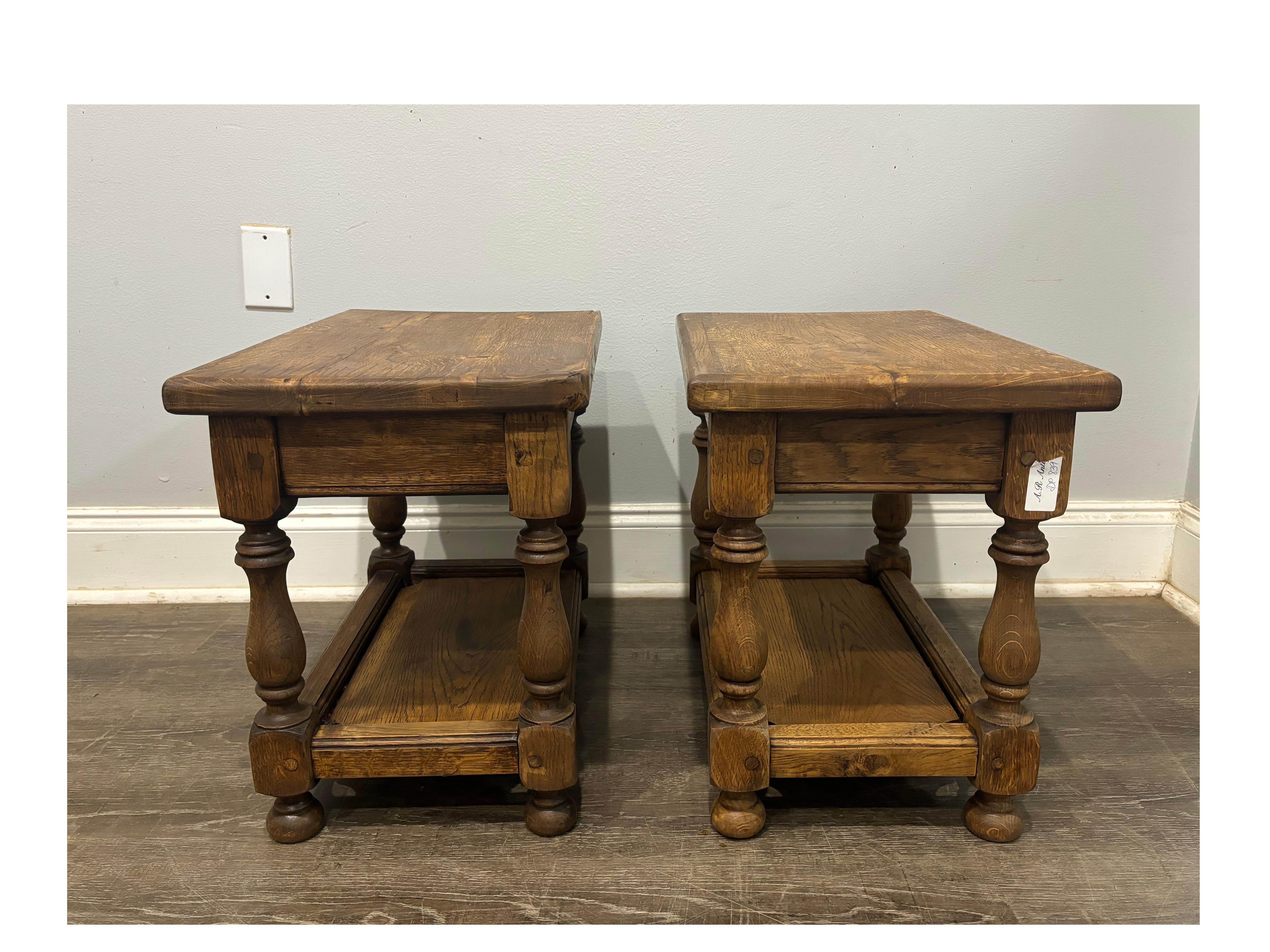 Pair of French 19th Century Side Tables For Sale 4
