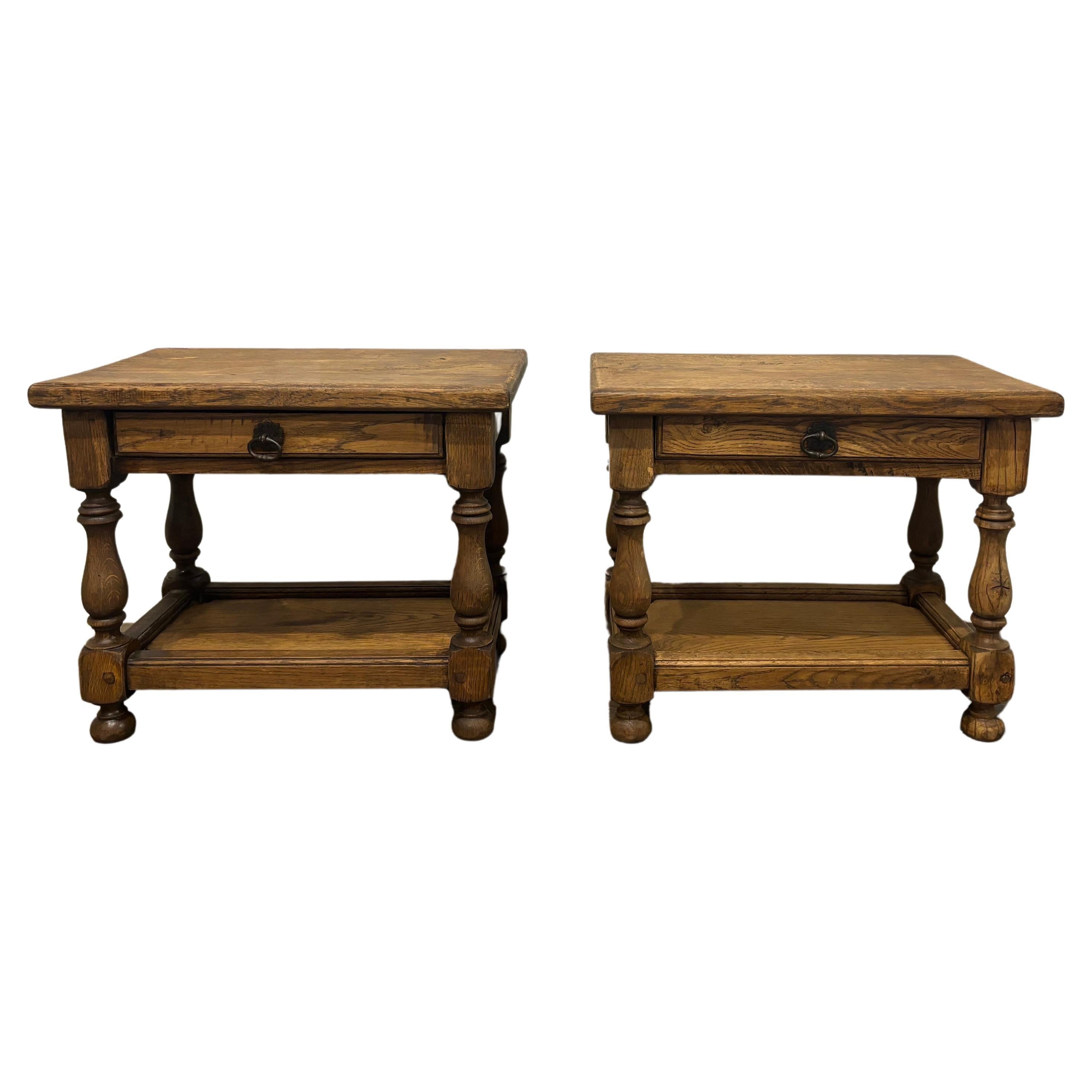 Pair of French 19th Century Side Tables For Sale
