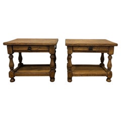 Antique Pair of French 19th Century Side Tables