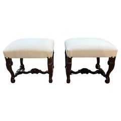 Pair of French 19th Century Stools