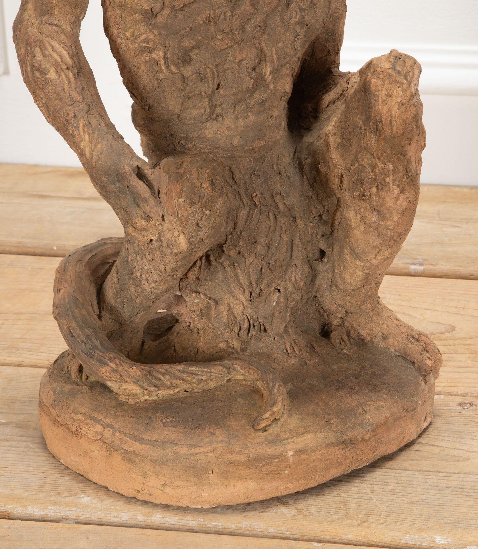 Pareja de monos franceses de terracota del siglo XIX Terracota en venta