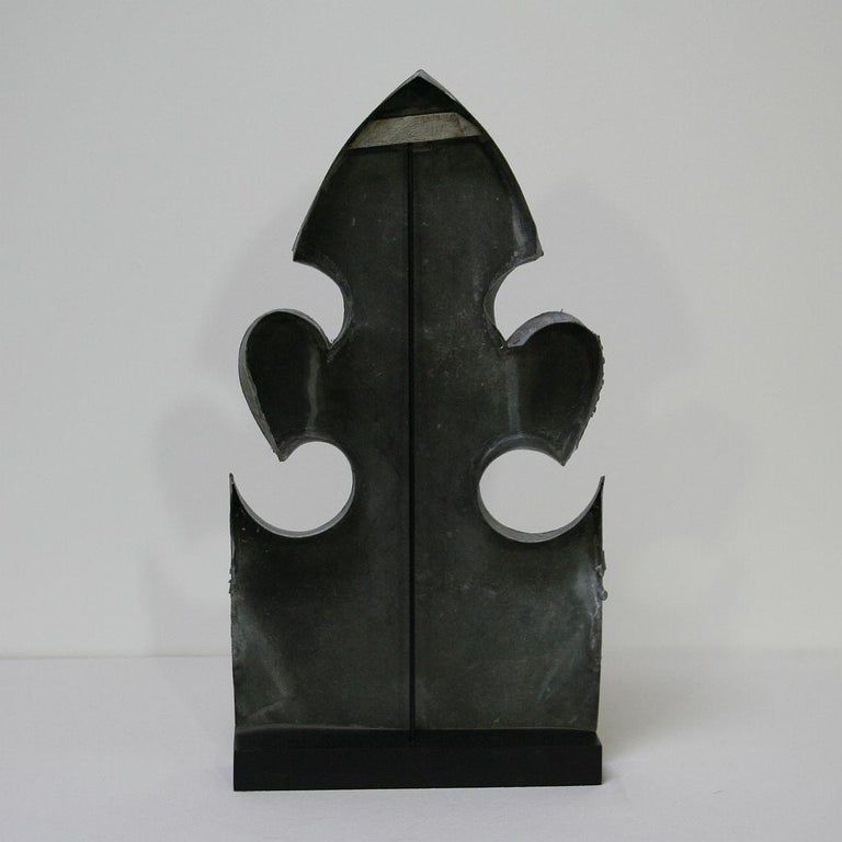 Pair of French 19th Century Zinc Roof Finials at 1stDibs