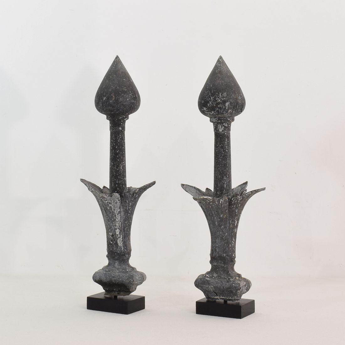 Pair of French 19th Century Zinc Roof Finials at 1stDibs | french roof ...