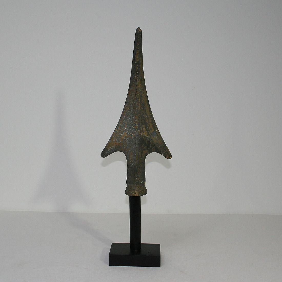 Pair of French 19th Century Zinc Roof Finials 1