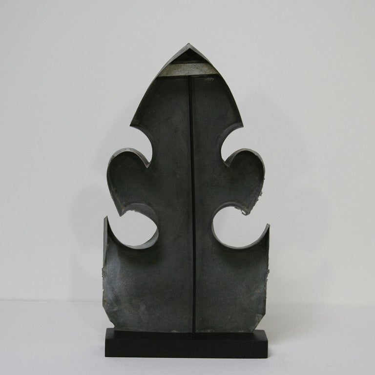 Pair of French 19th Century Zinc Roof Finials at 1stDibs