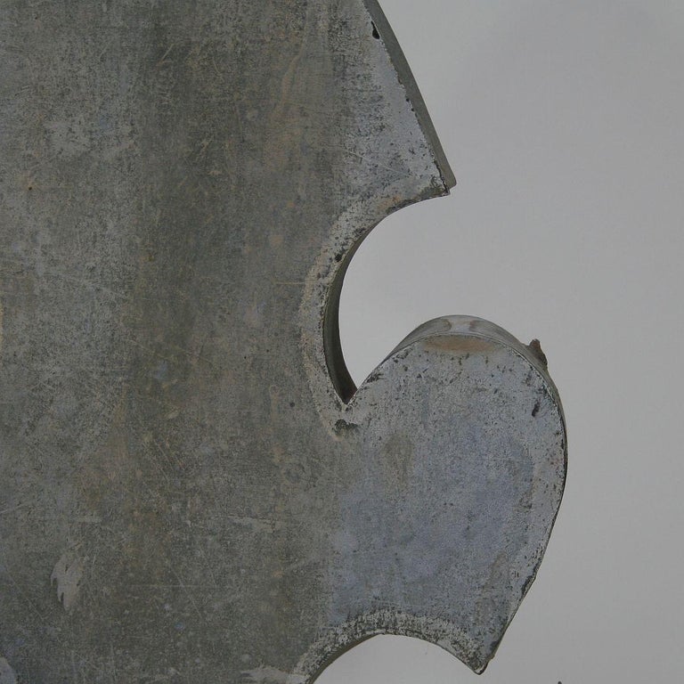 Pair of French 19th Century Zinc Roof Finials at 1stDibs