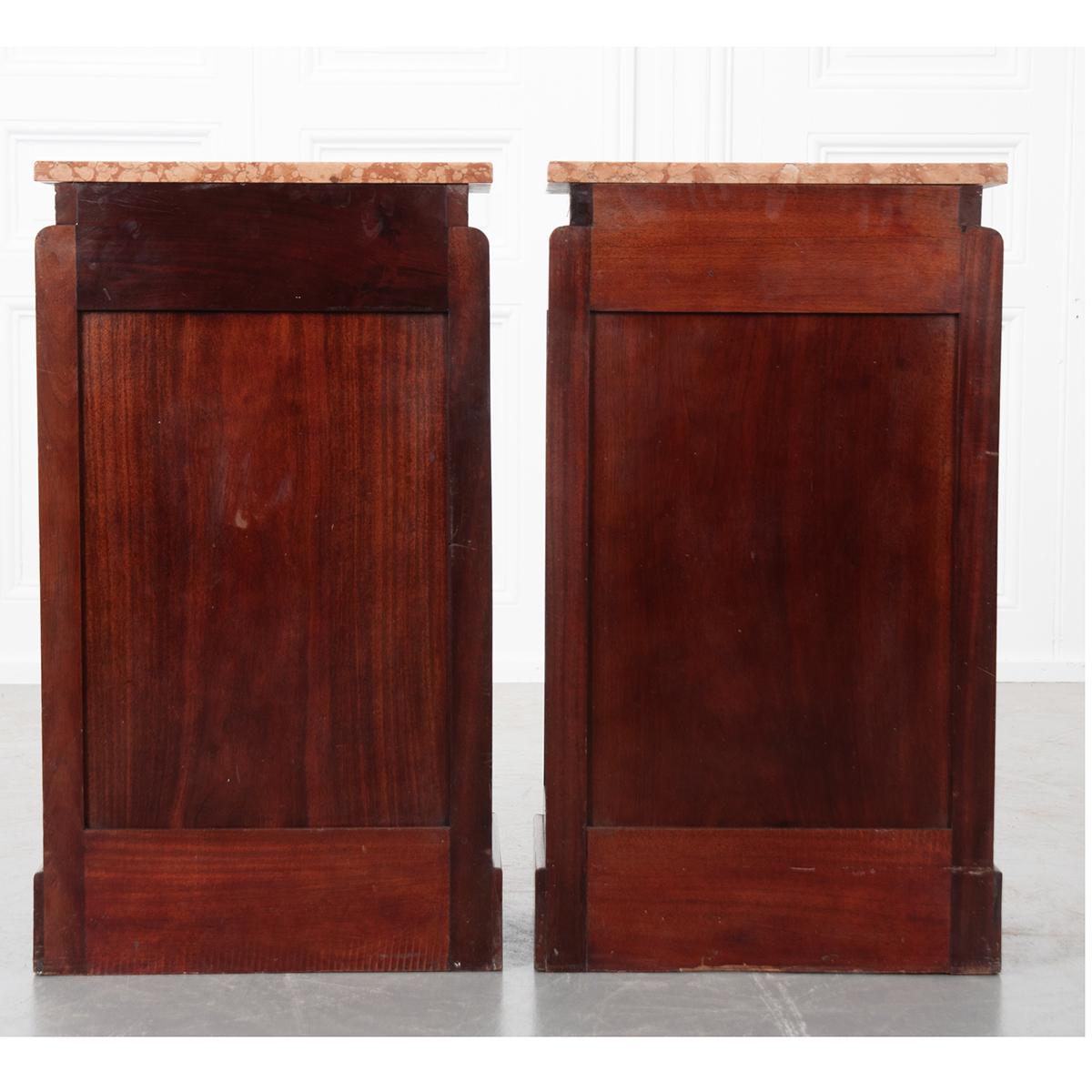 Pair of French 20th Century Art Deco Bedside Cabinets 7