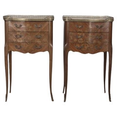 Pair of French 20th Century Nightstands