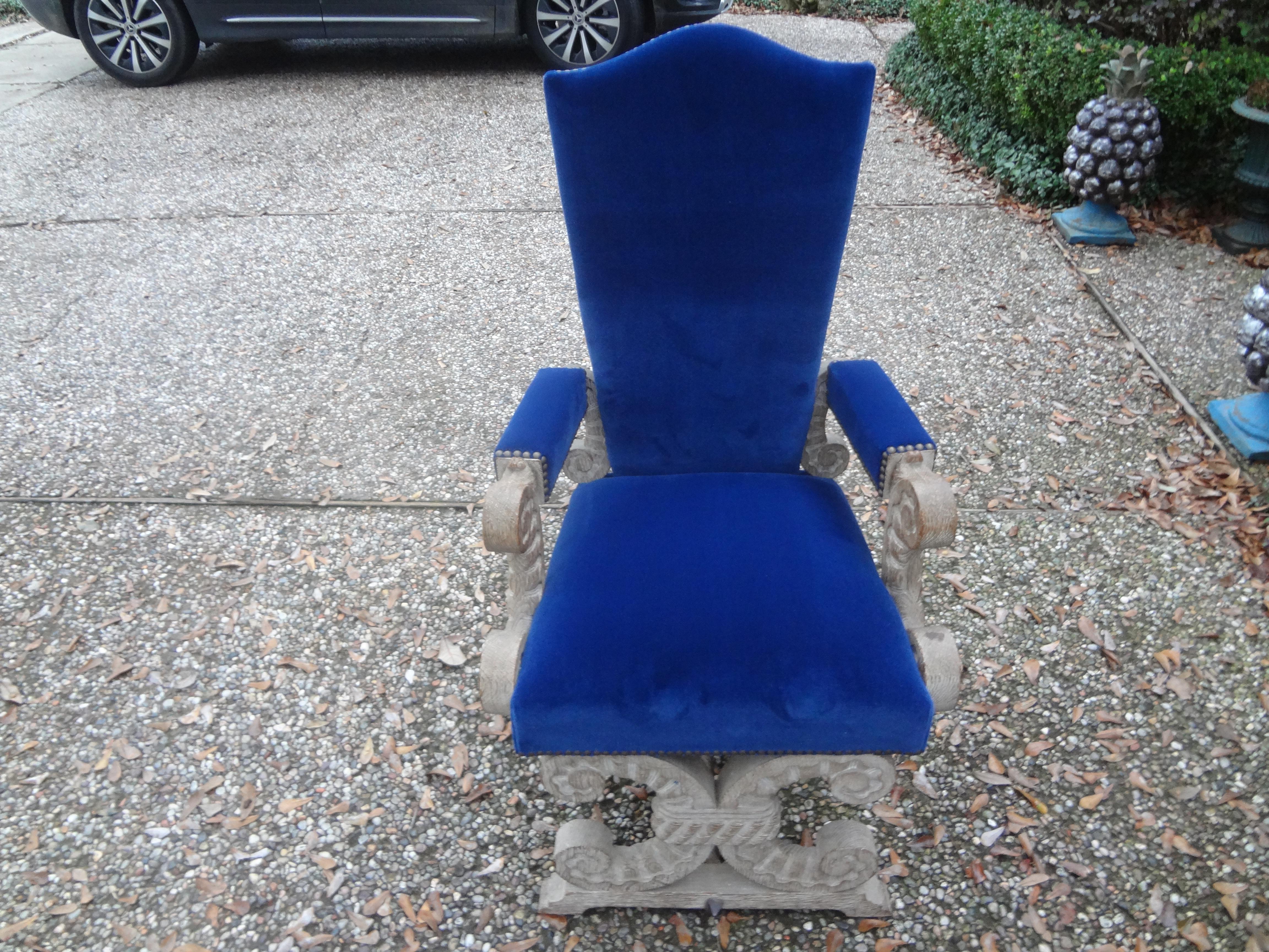 Pair of French Cerused Oak Chairs Attributed to Francisque Chaleyssin 5