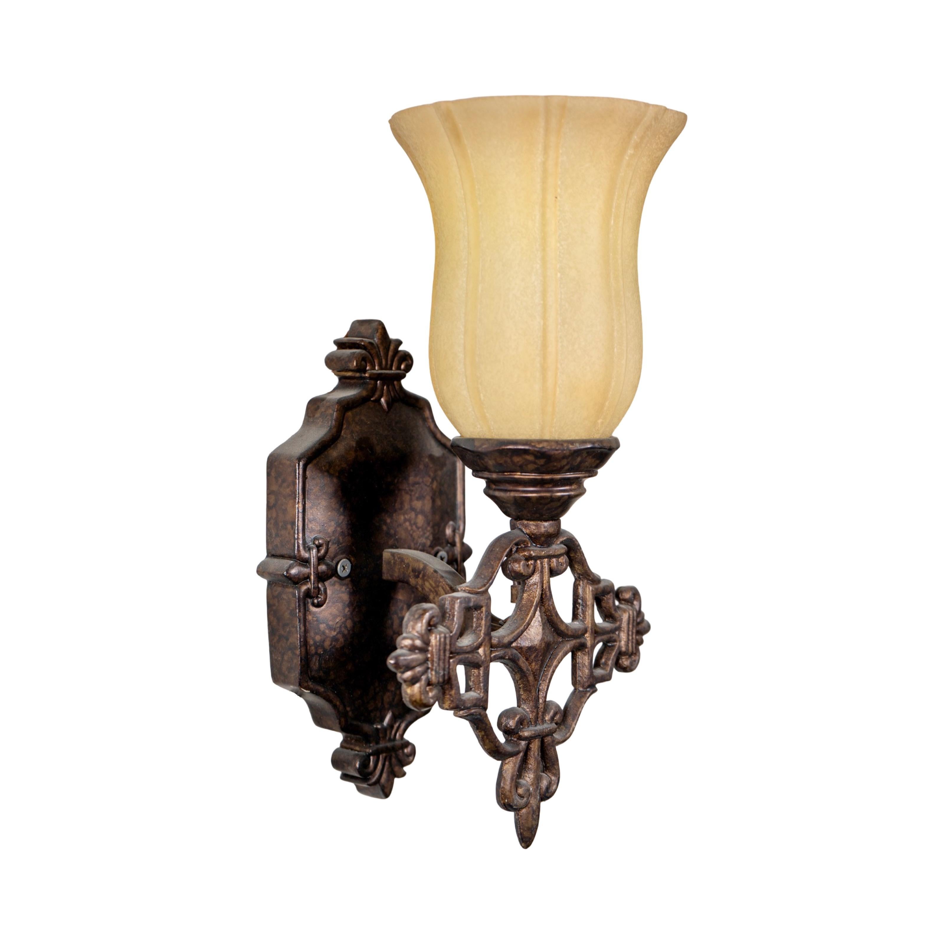 Bronzo Coppia di lampade da parete francesi in alabastro e bronzo in vendita