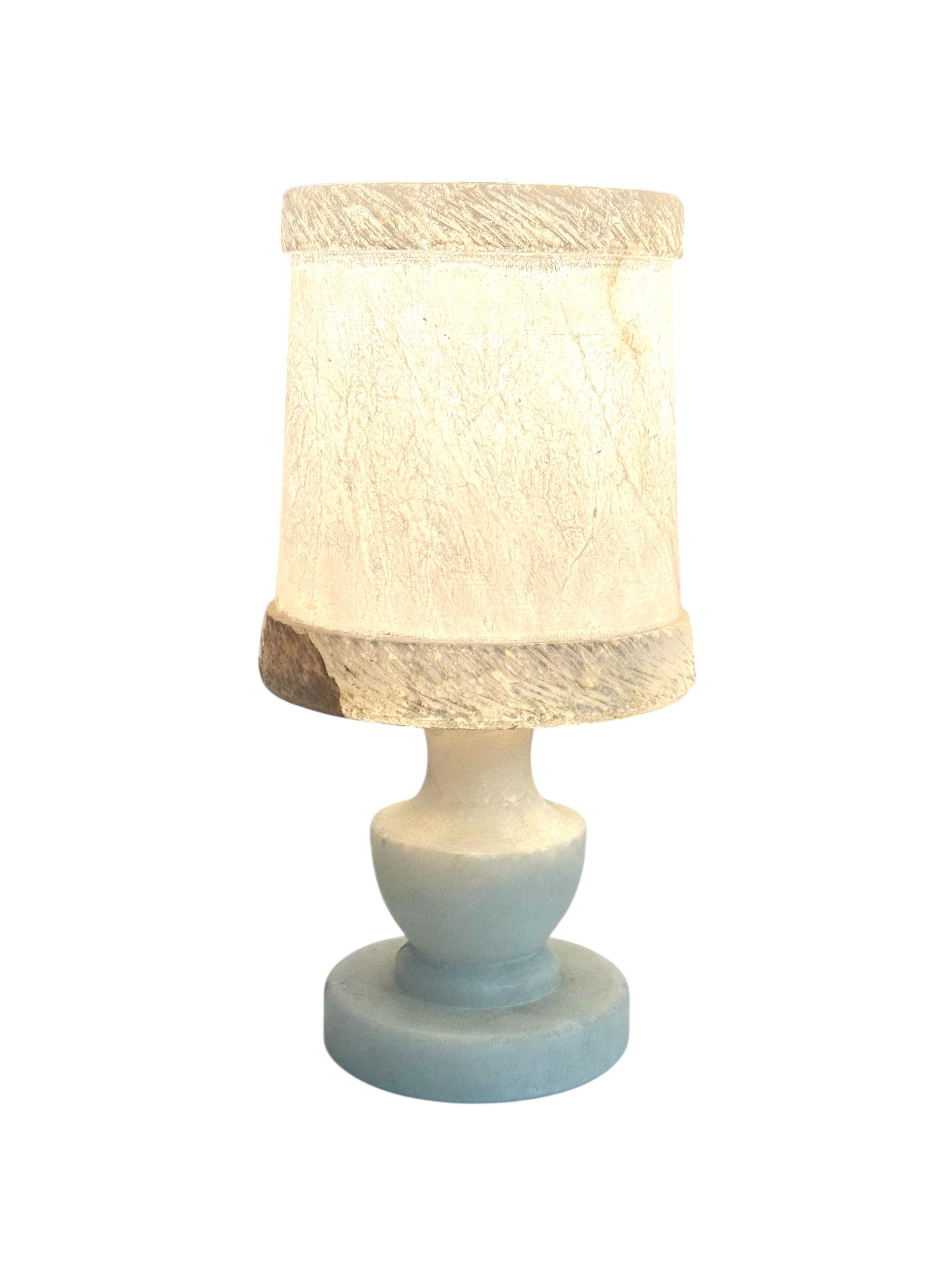 Pair of French Alabaster Table Lamps, Circa 1890 For Sale 12